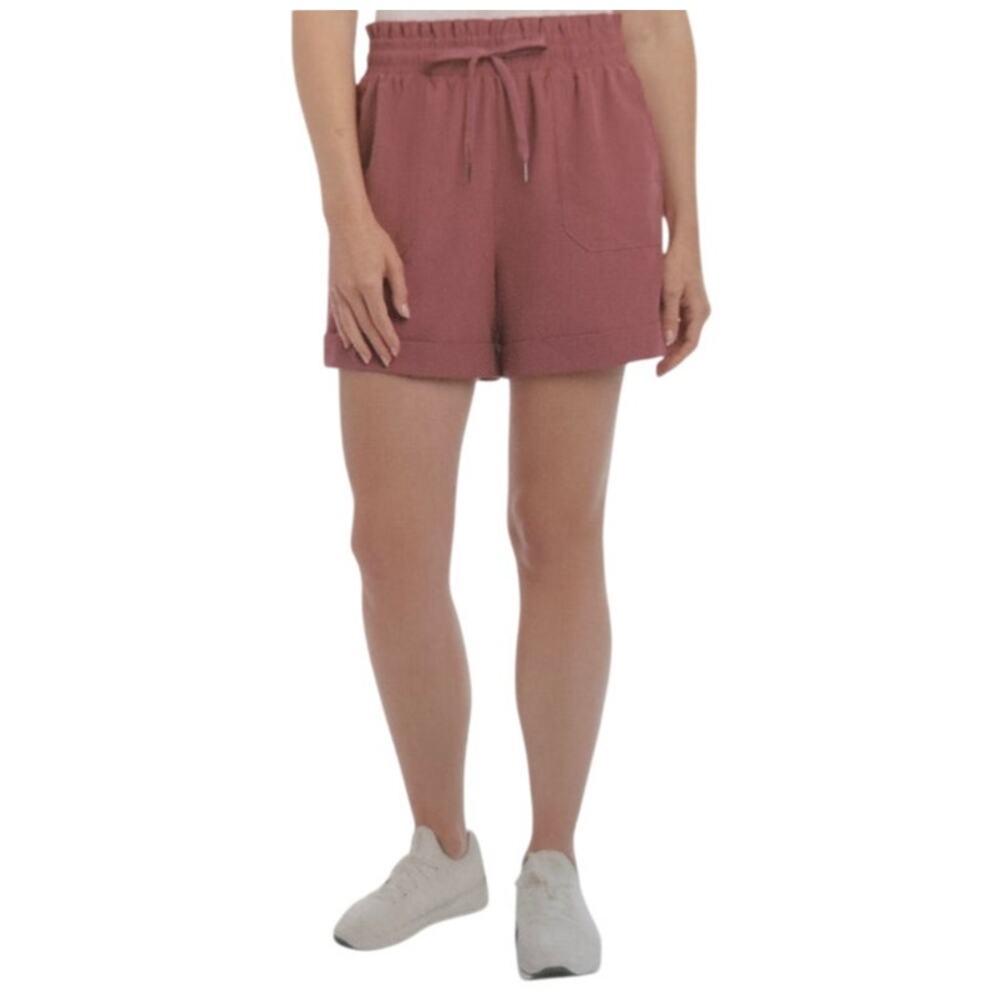Danskin Women’s Cosmic Clay Paperbag cuff Shorts Small